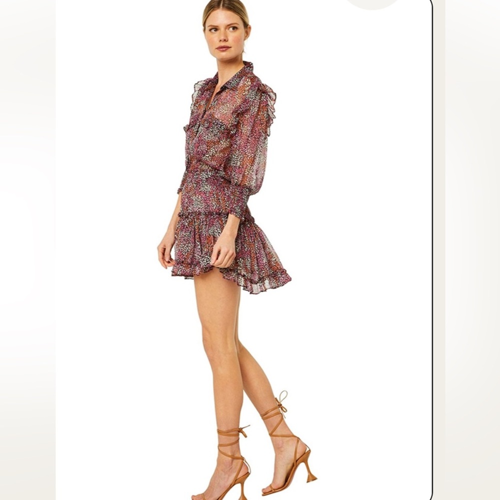 Misa Los Angeles Amelie Dress in Autumn Leaves Ditsy